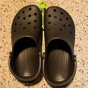Black Crocs M6/W8 brand new